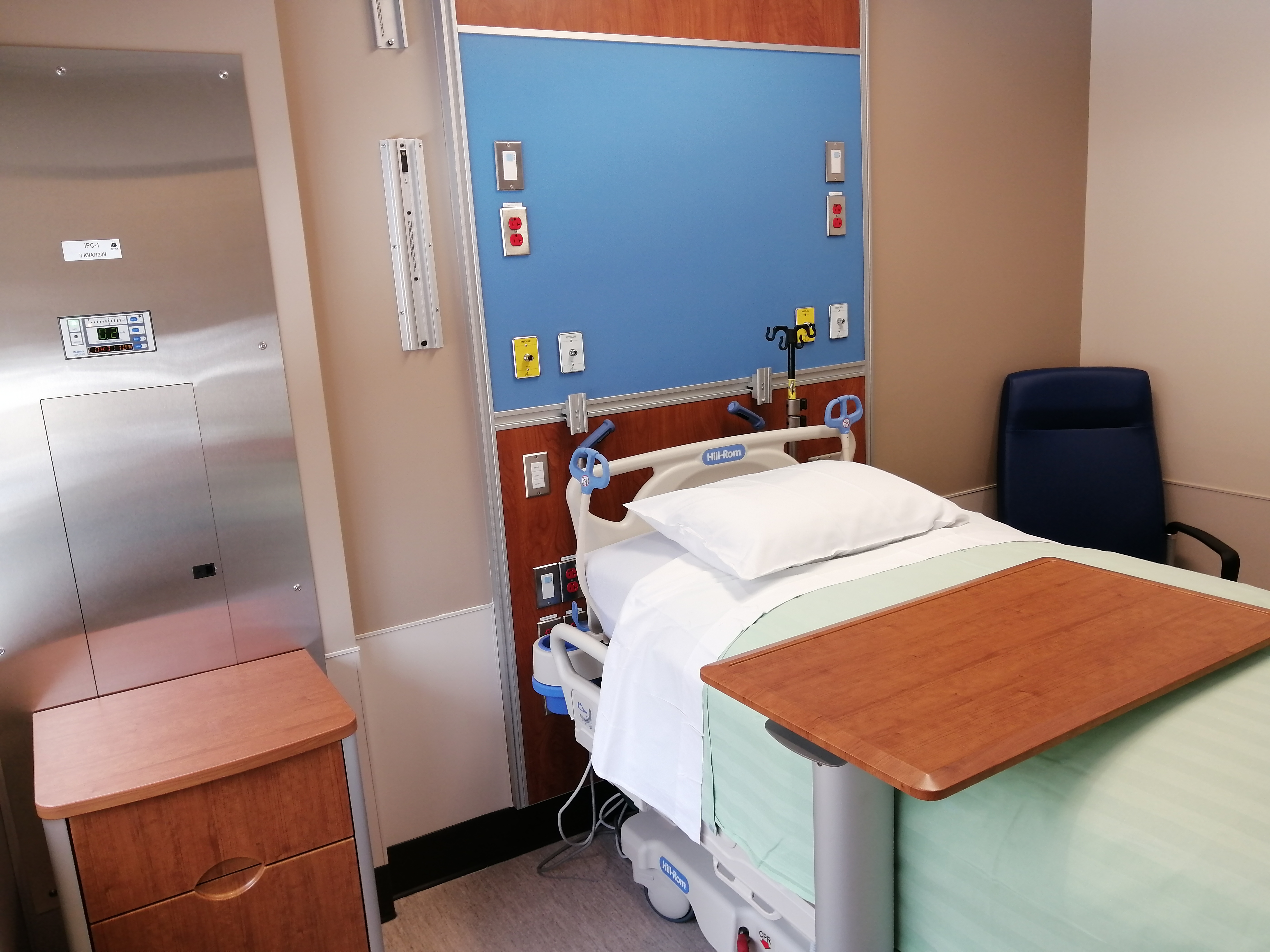 High Acuity Unit patient room